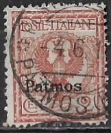 DODECANESE 1912 Black Overprint PATMOS On Italian Stamps 2 C Redbrown Vl. 1 - Dodécanèse