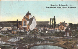 BELGIQUE - Exposition De Bruxelles 1910 - Vue Générale De La Section Allemande - Carte Postale Ancienne - Mostre Universali