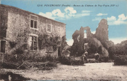 Pouzauges * Les Ruines Du Château De Puy Papin - Pouzauges