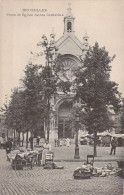 BELGIQUE - BRUXELLES - Place Et Eglise Sainte Catherine - Edition Biscuiterie Victoria - Carte Postale Ancienne - Squares