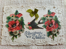 Ancienne Carte   TEMOIGNAGE D'AMITIE - Collezioni E Lotti