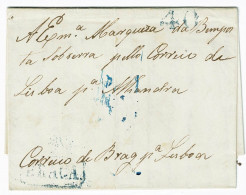 Portugal, 1851, Braga-Lisboa - ...-1853 Voorfilatelie