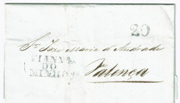 Portugal, 1843, Viana-Valença - ...-1853 Vorphilatelie