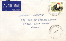 AUSTRALIE SEUL SUR LETTRE AVION DE BUNDABERG POUR LA FRANCE 1979 - Storia Postale