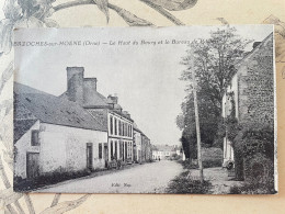 CPA Bazoches Sur Hoene Le Haut Du Bourg Et Le Bureau De Poste - Bazoches Sur Höne