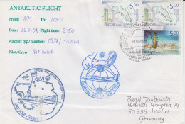 Russia Antarctic Flight From Neumayer To Novolazarevskaya 26.11.2004 Ca Novolazarevskaya (TS157B) - Vols Polaires