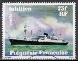 F P+ Polynesien 1978 Mi 270 Schiff Tahitien - Gebraucht