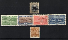 Islandia Nº 113,115/18,145A - Ungebraucht