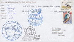 South Africa  Antarctic Flight From Neumayer To Sanae   27.11.2004 Ca Capemail (TS158A) - Vols Polaires