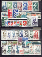 FRANCE - ANNEE 1958 COMPLETE - N°1142/1188 - XX MNH TTB - 1950-1959