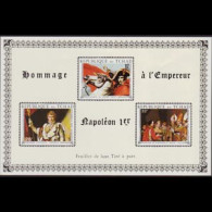 CHAD 1970 - Scott# C63Ba S/S Paintings-Napoleon MNH - Tchad (1960-...)