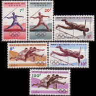 CONGO DR. 1964 - Scott# 492-7 Olympics Set Of 6 LH - Neufs