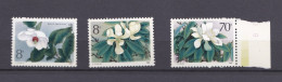 Chine 1986, Fleur , Magnolia, La Serie Complète 2086 à 2088, 3 Timbres Neufs , Voir Scan Recto Verso - Nuevos