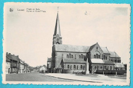 * Lauwe (Menen - Menin) * (Nels, Uitg Wwe Jean Deltour - Vanderkam) église Et Grand'Place, Plaats En Kerk, Church, Old - Menen