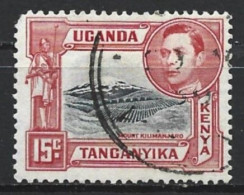 Kenya, Uganda & Tanzania 1943. Scott #72 (U) Mt. Kilimanjaro - Kenya, Oeganda & Tanzania