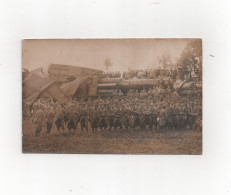 CARTE-PHOTO De ST-AMANS-SOULT - Déraillement D'un Train De Militaires. - Autres & Non Classés