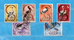 (Us8) SOMALIA - AFIS ° 1959 - Birds-Oiseaux-Uccelli. Unif. 61 à 64 +A 50-51 .  Come Scansione. - Somalie (AFIS)