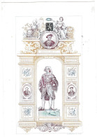 Belgique "Carte Porcelaine" Porseleinkaart, Van Artevelde, L. Defferrez Sc GENT, Dim:95 X 144mm - Porcelaine