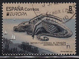 2022-ED. 5572 - Europa. Mitos Y Leyendas. El Dragón Dormido. Mallorca - USADO - Oblitérés