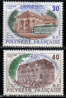 F P+ Polynesien 1988 Mi 521-22 Postämter - Used Stamps