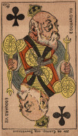 N°106464 -cpa Jeux De Cartes Des Souverains -Edouard VII- - Cartes à Jouer