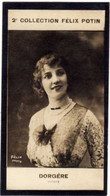 ► Arlette DORGERE Chanteuse Buste RARE Dite Mathilde Jouve Par "Reutlinger" Costume  Théâtre Felix POTIN 1908 - Félix Potin
