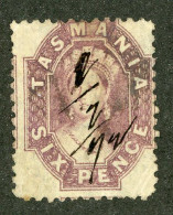 4891 BCx Tasmania 1864 Scott 32 Used (Lower Bids 20% Off) - Used Stamps