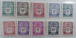 OCEANIE TAXE N° 18 à 27 NEUF** - Timbres-taxe