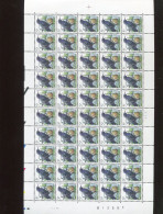 Belgie PRE827A 2638 Buzin Volledig Vel FULL SHEET Vogels Birds Oiseaux MNH Plaatnummer 1 1/4/1996 Date RRR - 1981-1990