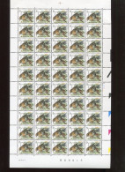 Belgie PRE833 2426 Buzin Volledig Vel FULL SHEET Vogels Birds Oiseaux MNH Plaatnummer 2 16/9/1991 OCB 500€ - 1981-1990