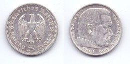 Germany 5 Reichsmark 1935 A - 5 Reichsmark