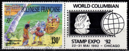 F P+ Polynesien 1992 Mi 609 Briefmarkenausstellung - Used Stamps