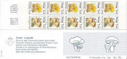 Norge, 1989, 1012/13. Booklet 13, MNH **, Pilze, - Markenheftchen