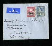 "KENYA-UGANDA" 1954, Lupo-Brief MiF Nach Deutschland, Schoener Beleg (16731) - Kenya & Uganda