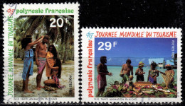 F P+ Polynesien 1993 Mi 641-42 II Tourismus - Usados