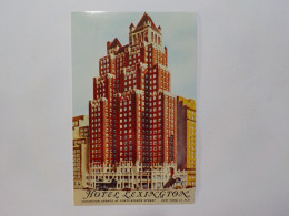 NEW YORK  Hotel  Lexington      Lexington   Avenue At Forty Eigh Street - Bar, Alberghi & Ristoranti