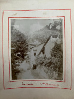 St Pierre De Chartreuse * La Grande Chartreuse , La Route * Photo Ancienne Albuminée Circa Début 1900 * 8.5x7.2cm - Autres & Non Classés