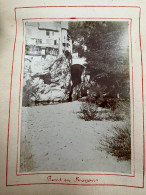 Pont En Royans * Un Coin Du Village * Photo Ancienne Albuminée Circa Début 1900 * 11.4x8cm - Pont-en-Royans