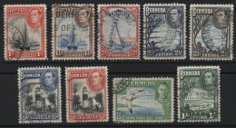 Bermuda (A35) 1936 George VI Pictorials. 9 Values. Used. Hinged. - Bermuda