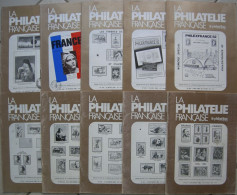 REVUE LA PHILATELIE FRANCAISE Année 1982 Complète (n° 332 à 342) - Francesi (dal 1941))