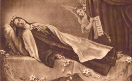 RELIGION - Sainte Thérèse De L'Enfant Jésus Sur Son Lit De Mort - Carte Postale Ancienne - Santi