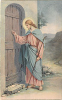 RELIGION - Jésus Toque à Une Porte - Carte Postale Ancienne - Jesus