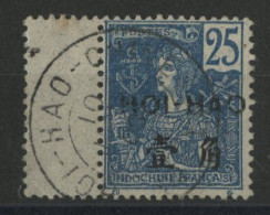 N° 39 25 Ct Bleu + Bord De Feuille Oblitéré HOI-HAO CHINE 10/6/08 (frappe Complète) Cote 14 € TB - Used Stamps