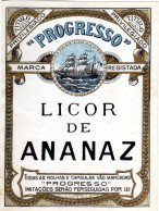 ÉTIQUETTES DE LIQUEUR- ANANAZ - Liquor & Beer