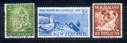 Neuseeland New Zealand 1958 - Michel Nr. 378 - 380 O - Gebraucht