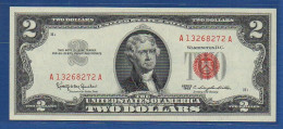 UNITED STATES OF AMERICA - P.382a – 2 Dollars 1963 UNC, S/n A13268272A - Federal Reserve (1928-...)