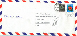 Japan Air Mail Cover Sent To Denmark 2-3-1984 - Posta Aerea