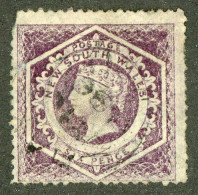 4965 BCx NSW 1860 Scott 40 Used (Lower Bids 20% Off) - Used Stamps