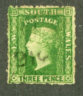 4968 BCx NSW 1860 Scott 37 Used (Lower Bids 20% Off) - Used Stamps