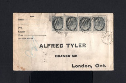 14278-CANADA-OLD COVER LISLE To LONDON (ontario).1909.ENVELOPPE Canada - Briefe U. Dokumente